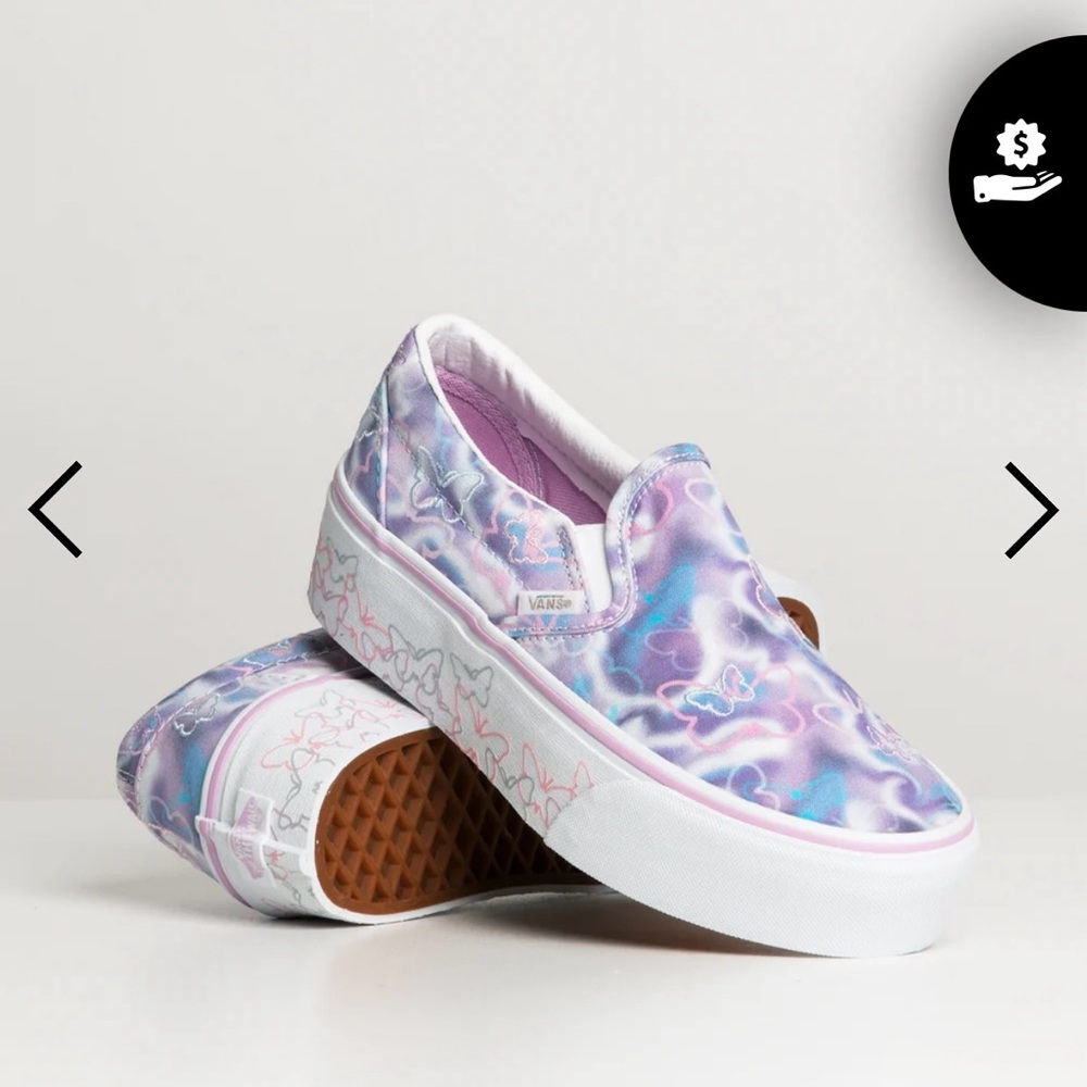 Butterfly Dreams Classic Slip-On Stackform Vans